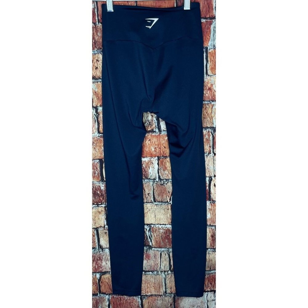 Gymshark Women’s Small Blue Stretch Leggings Yoga Workout Gym Athletic Sports - Picture 2 of 3